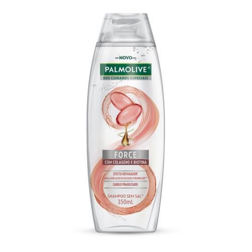 Shampoo Palmolive SOS Cuidados Especiais Force Colágeno 350ml Shampoo Palmolive SOS Cuidados Especiais Force Colágeno 350ml