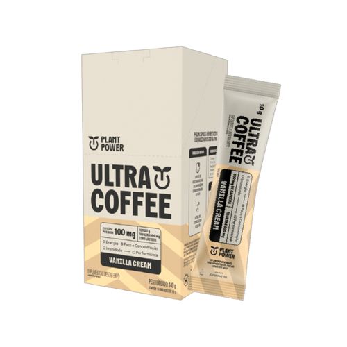 Ultracoffee Vanilla Cream Vegano 10g Display 14 Sachês