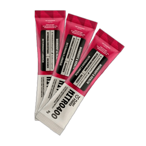 Kit 3X: Nitrato Nitro400 Beterraba e Laranja Sachê Plant Power 9g