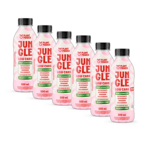 Kit 6X: Bebida Isotônica Low Carb Melancia e Limão Jungle 500ml