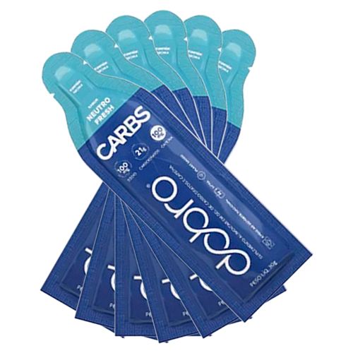 Kit 6X: Carbs Gel Neutro Fresh com Cafeína Dobro 30g Neutro Fresh com Cafeína Kit 6X: Carbs Gel Neutro Fresh com Cafeína Dobro 30g Neutro Fresh com Cafeína