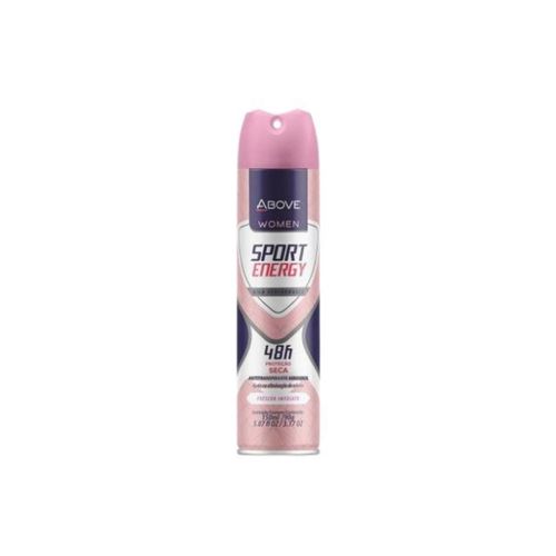 Desodorante Antibacteriano Aerosol Above Clássico 150ml Energy Women