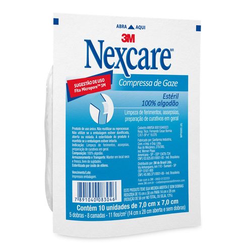 860182---Compressa-de-Gaze-Esteril-Nexcare-7-0cm-X-7-0cm-10-Unidades-1 860182---Compressa-de-Gaze-Esteril-Nexcare-7-0cm-X-7-0cm-10-Unidades-1