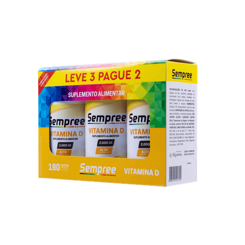 Sempree VIT D Kit 180 cápsulas Sempree VIT D Kit 180 cápsulas