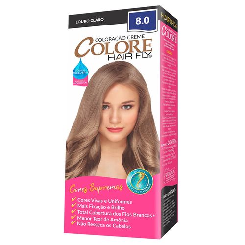 Tintura Colore Creme 50g 8.0 Louro Claro