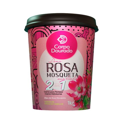 Creme Para Tratamento Corpo Dourado 1Kg Dona Rosa Mosqueta