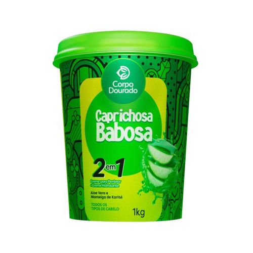 Creme Para Tratamento Corpo Dourado 1Kg Caprichosa Babosa