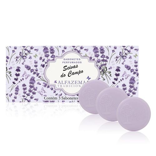 Sabonete Seivas Do Campo Estojo c/3 Unidades Alfazema Tradicional 90g Sabonete Seivas Do Campo Estojo c/3 Unidades Alfazema Tradicional 90g