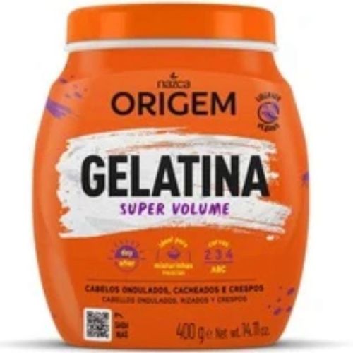 Gelatina Capilar Origem 400g Super Volume Gelatina Capilar Origem 400g Super Volume