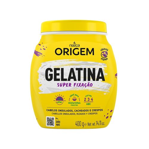 Gelatina Capilar Origem 400g Super Fixação
