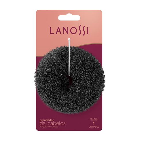 Lanossi Beauty & Care Donut Para Cabelos Escuros Preto