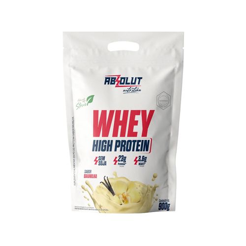 Whey High Protein Baunilha  Refil  900g - Absolut Nutrition