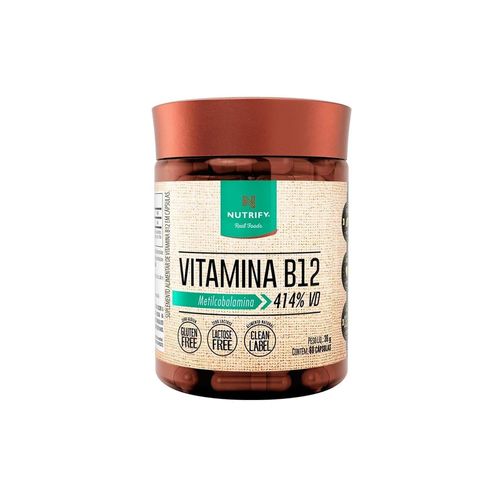 Vitamina B12 120 Caps - Nutrify Vitamina B12 120 Caps - Nutrify