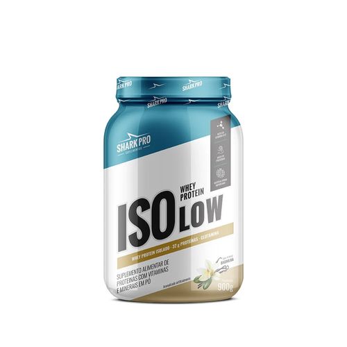 Isolow Whey Protein Isolado 900g Baunilha - Sharkpro Suplementos Isolow Whey Protein Isolado 900g Baunilha - Sharkpro Suplementos