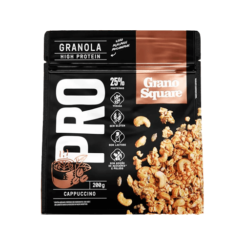 Granola Pro Cappuccino GranoSquare 200g Granola Pro Cappuccino GranoSquare 200g
