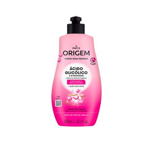 Creme Para Pentear Origem 250ml Acido Glicolico E D´Pantenol Creme Para Pentear Origem 250ml Acido Glicolico E D´Pantenol