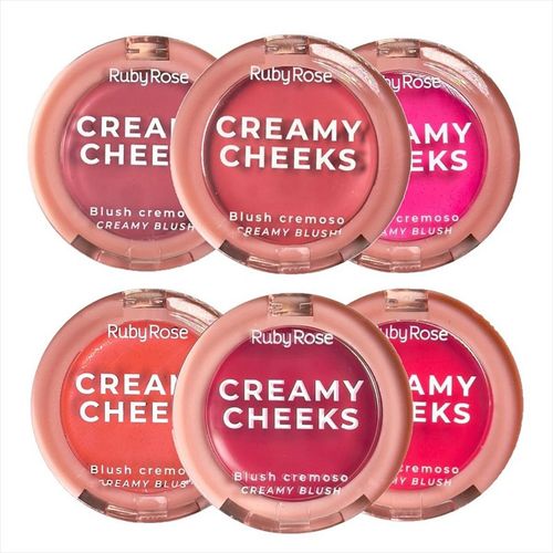Ruby Rose Cream Cheeks Blush Cremoso 5,5g berry balm Ruby Rose Cream Cheeks Blush Cremoso 5,5g berry balm