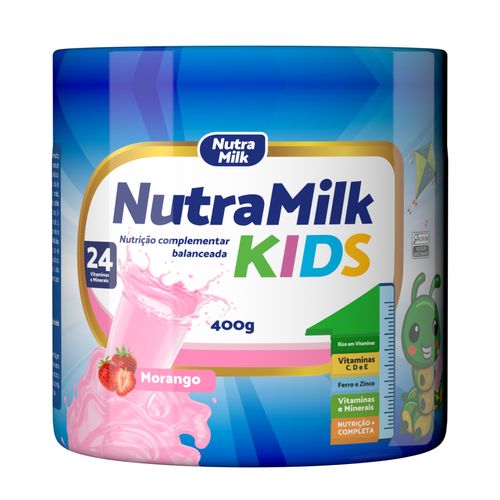NUTRAMILK KIDS 400G MORANGO