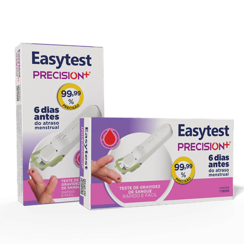 Teste de Gravidez com Uma Gota de Sangue Teste de Gravidez com Uma Gota de Sangue