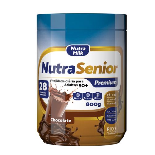 NUTRA SENIOR PREMIUM 800G - CHOCOLATE- SEM LACTOSE NUTRA SENIOR PREMIUM 800G - CHOCOLATE- SEM LACTOSE