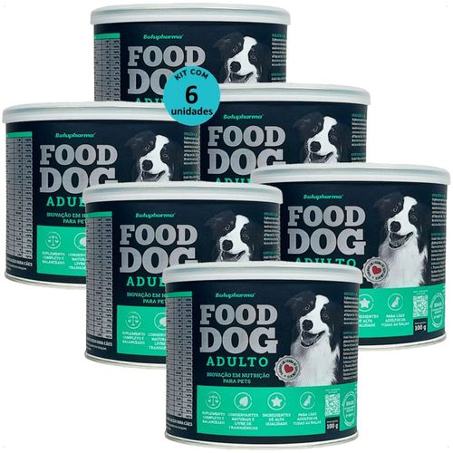 FOOD DOG ADULTO 100G NUTRIÇÃO PARA CÃES ADULTOS KIT COM 6 FOOD DOG ADULTO 100G NUTRIÇÃO PARA CÃES ADULTOS KIT COM 6