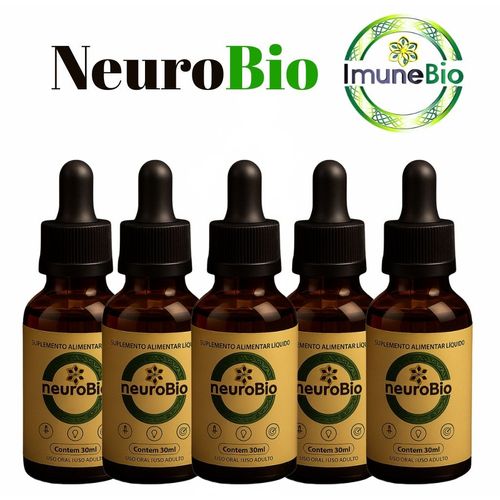 Kit 5 NeuroBio – Memória Foco e Concentração - 30 ML Kit 5 NeuroBio – Memória Foco e Concentração - 30 ML