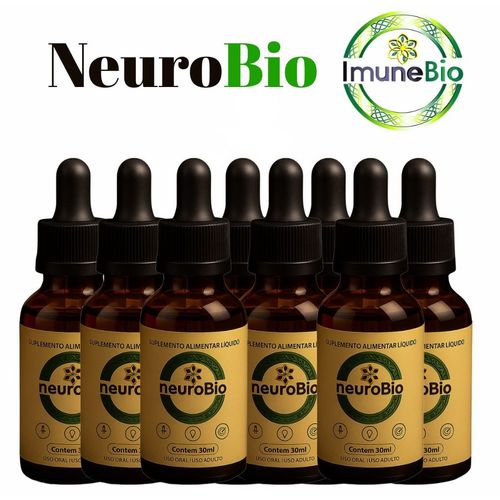 Kit 8 NeuroBio – Memória Foco e Concentração - 30 ML Kit 8 NeuroBio – Memória Foco e Concentração - 30 ML