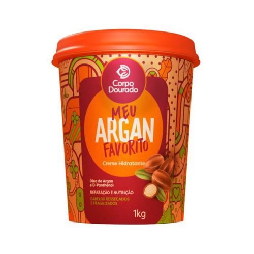 Creme Para Tratamento Corpo Dourado 1Kg Meu Argan Favorito