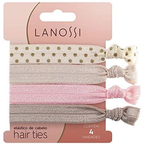 Elástico de Cabelo Lanossi Velvet Rose
