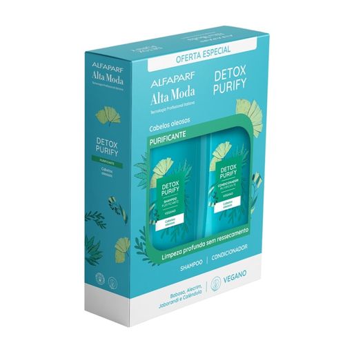 Shampoo + Condicionador Alta Moda 300ml +300ml Detox Purify