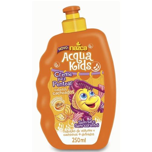 Creme Para Pentear Infantil Acqua Kids 250g Cabelos Cacheados