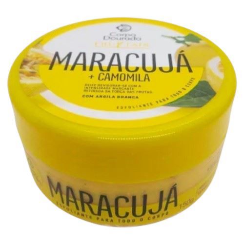 Creme Esfoliante Corpo Dourado Fruktais 150g Maracujá/Camomila Creme Esfoliante Corpo Dourado Fruktais 150g Maracujá/Camomila