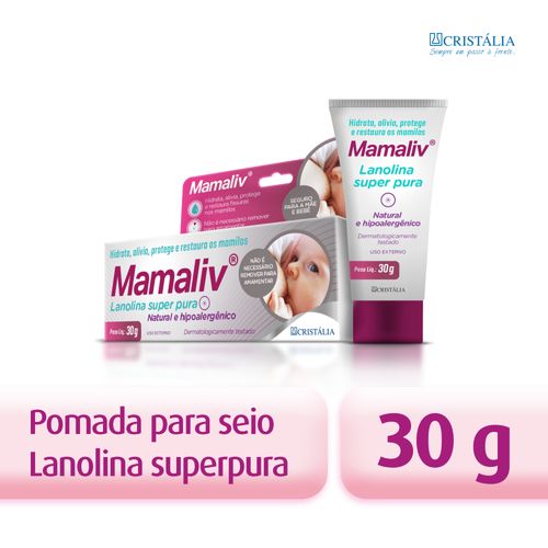 Mamaliv Lanolina Super Pura Pomada 30g Mamaliv Lanolina Super Pura Pomada 30g