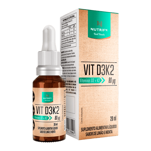 VITD3K2 20 ml Limão e Menta 20ml
