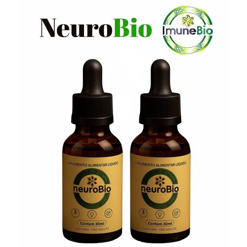 Kit 2 NeuroBio – Memória  Foco e Concentração - 30 ML