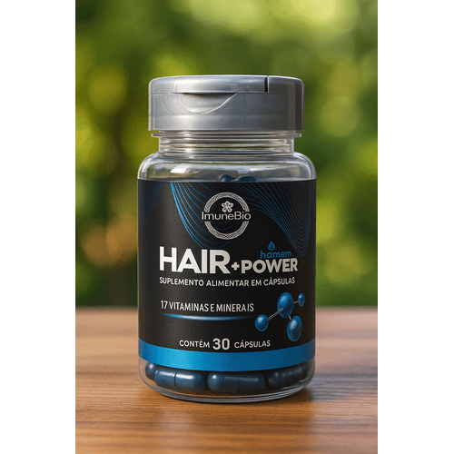 Suplemento Hair + Power Masculino A-Z Premium - 17 Vitaminas e Minerais