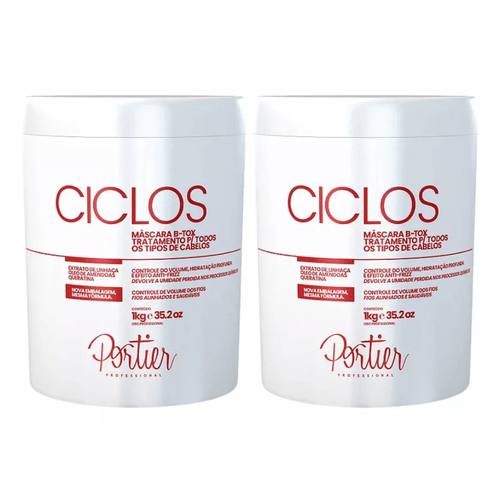 Combo 02 Btox Ciclos Portier 1kg Ciclos Portier 2x1kg
