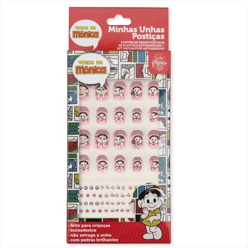 Balão Magico Unha Postiça Infantil Turma da Monica 42048