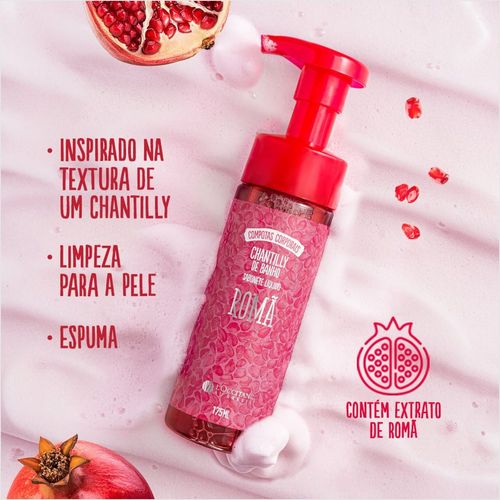 Kit L'occitane Romã Chantilly de Banho 175ml+Spray Perfumado 200ml