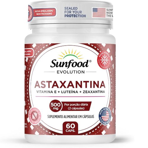 ASTAXANTINA 500MG 60 CAPSULAS SUNFOOD EVOLUTION ASTAXANTINA 500MG 60 CAPSULAS SUNFOOD EVOLUTION