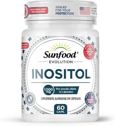 INOSITOL 1000MG 60 CAPS SUNFOOD EVOLUTION INOSITOL 1000MG 60 CAPS SUNFOOD EVOLUTION