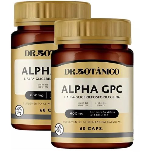KIT 02 ALPHA GPC 600MG 60CAPS DR. BOTANICO KIT 02 ALPHA GPC 600MG 60CAPS DR. BOTANICO