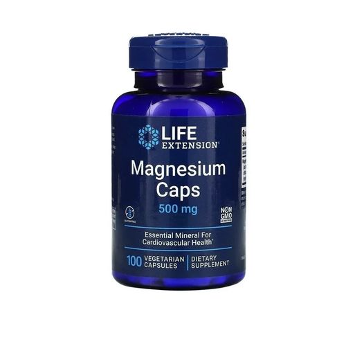 Magnesium 500 mg 100 Cáps. Life Extension