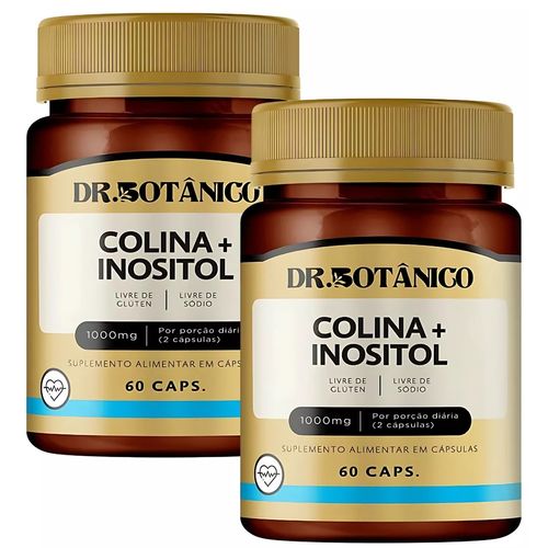 KIT 02 COLINA + INOSITOL 1000MG 60CAPS DR. BOTANICO
