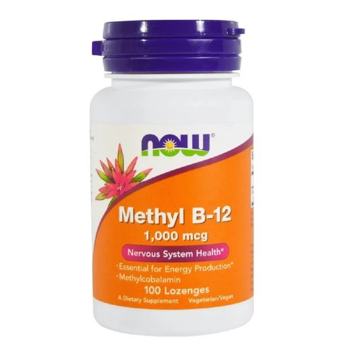 Methyl B12 Metilcobalamina 1,000mcg 100 Lozenges Now Foods Methyl B12 Metilcobalamina 1,000mcg 100 Lozenges Now Foods