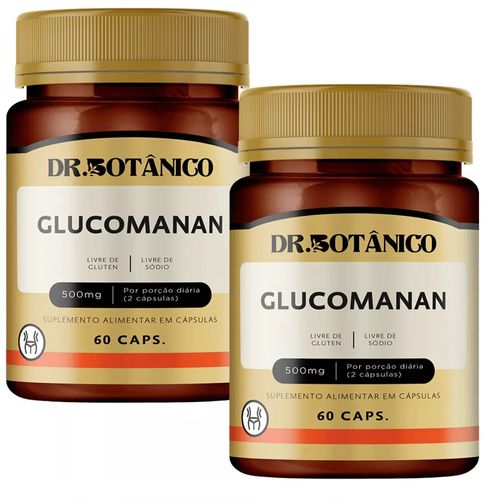 KIT 2 GLUCOMANAN 500MG 60CAPS DR. BOTANICO KIT 2 GLUCOMANAN 500MG 60CAPS DR. BOTANICO