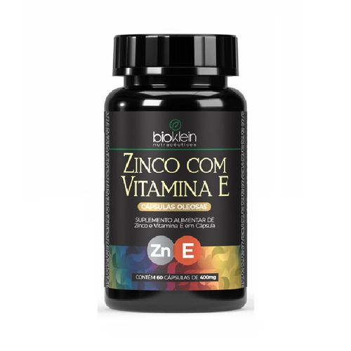ZINCO COM VITAMINA E 400mg  60 CAPSULAS BIOKLEIN