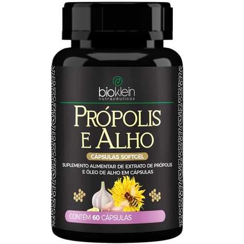 PROPOLIS E ALHO (Extrato de Propolis + Oleo de Alho) 400mg 60 CAPSULAS BIOKLEIN