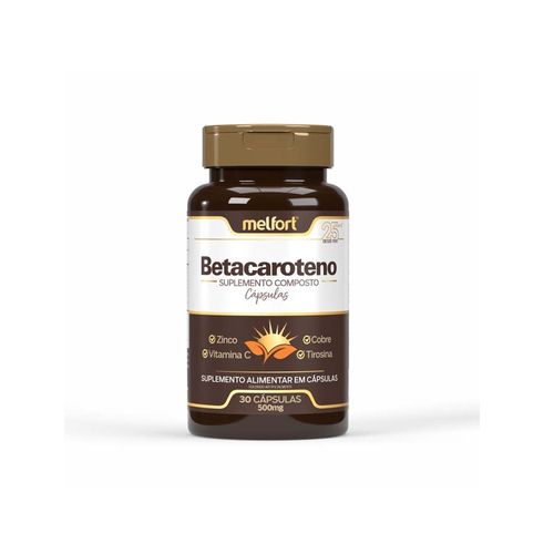 BETACAROTENO 30 CAPS 500 MG MELFORT BETACAROTENO 30 CAPS 500 MG MELFORT