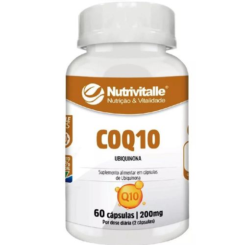 COENZIMA COQ10 200MG 60 CAPS NUTRIVITALLE